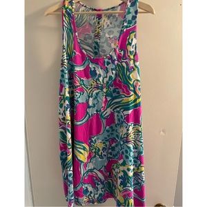 Lilly Pulitzer Melle Dress in Magenta Hottie Reduced